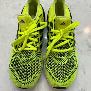 Adidas Ultraboost Sneakers. Women’s size 9. EUC. Bright yellow.